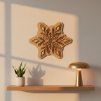 Star Mandala Wooden Wall Decor