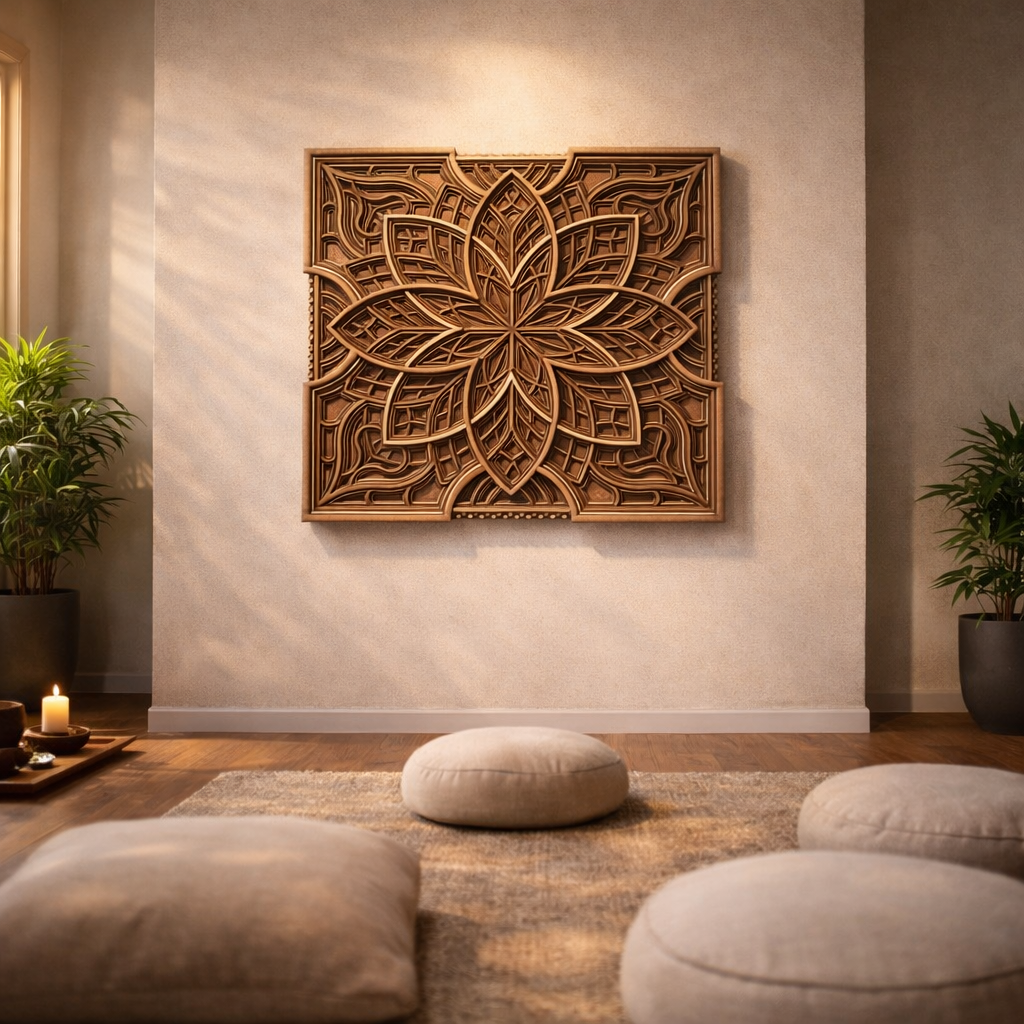 Sacred Lotus Matrix Mandala