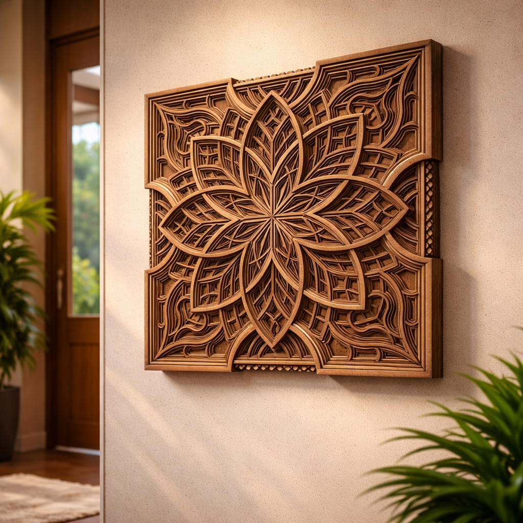 Sacred Lotus Matrix Mandala