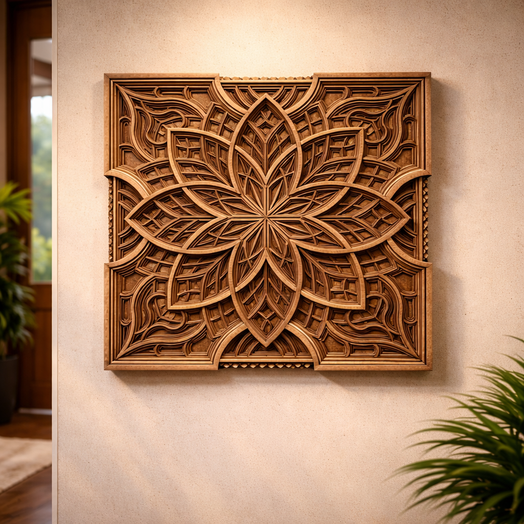 Sacred Lotus Matrix Mandala