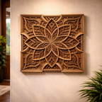 Sacred Lotus Matrix Mandala