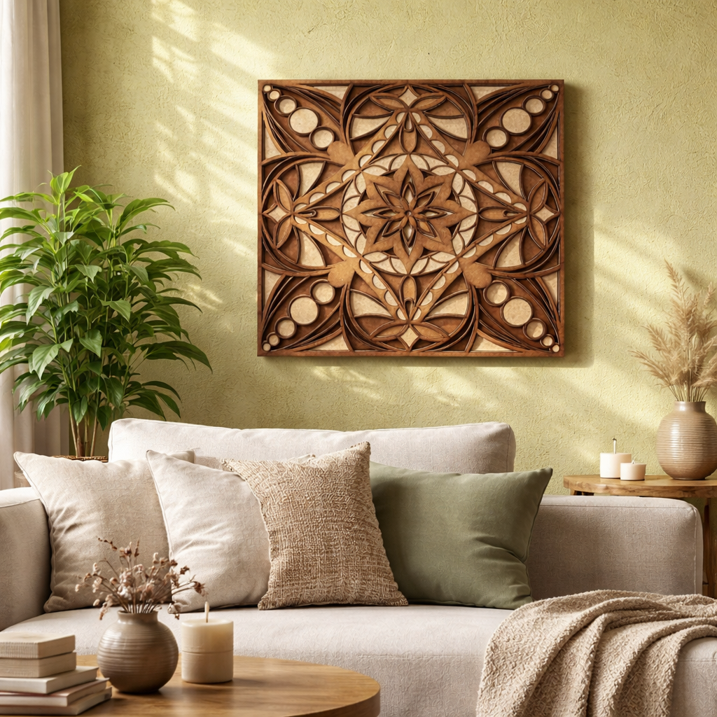 Verdant Harmony Mandala