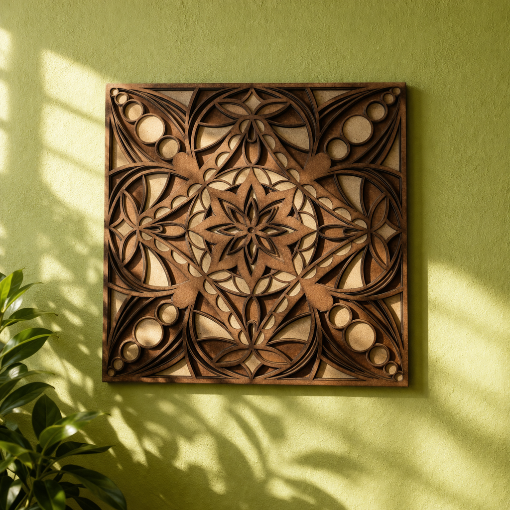 Verdant Harmony Mandala