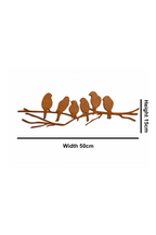 Wooden Birds Wall Frame