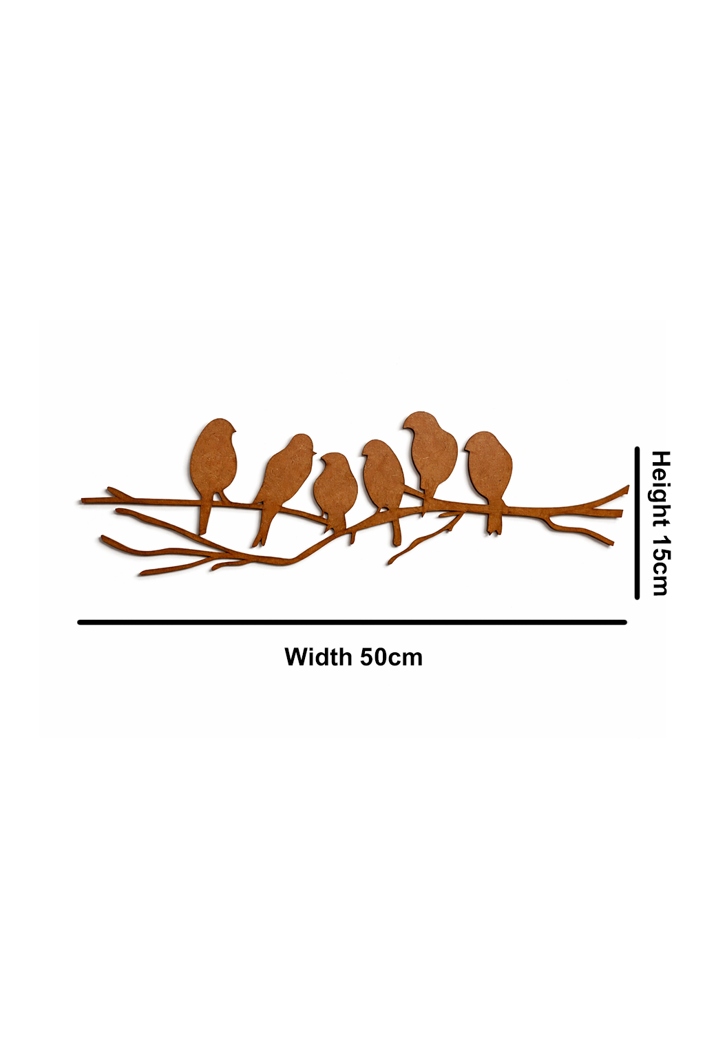 Wooden Birds Wall Frame