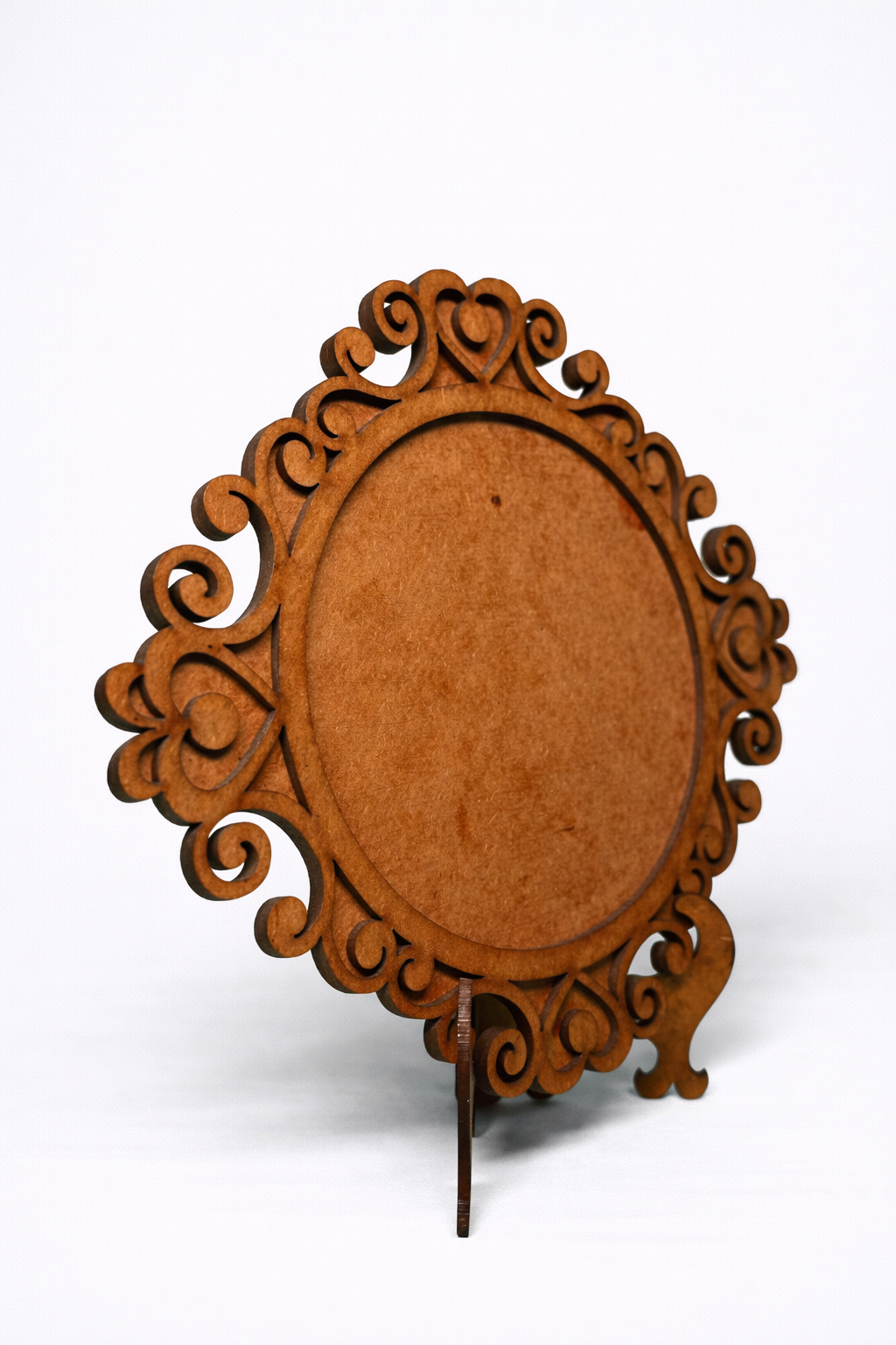 Wooden Circular Photo Frame