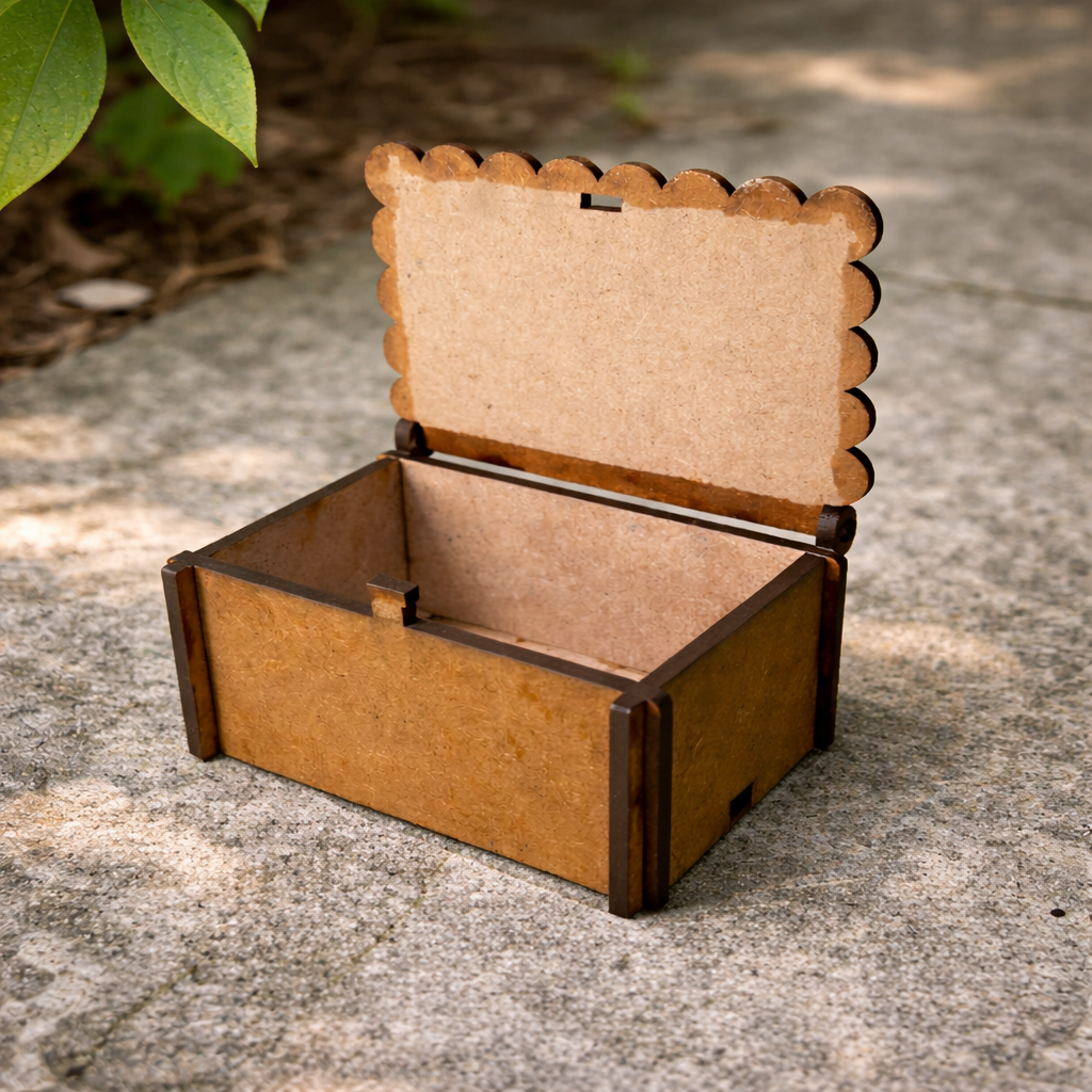 Wooden Couple Ring Box