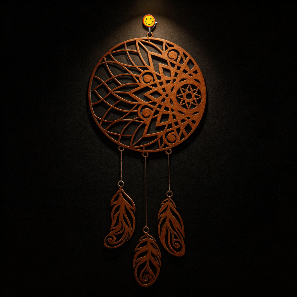Wooden Dreamcatcher Wall Hanging