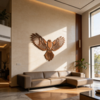 Wooden Eagle Wall Art