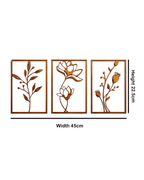Wooden Floral Frame Set