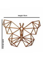 Wooden Geometric Butterfly Wall Decor