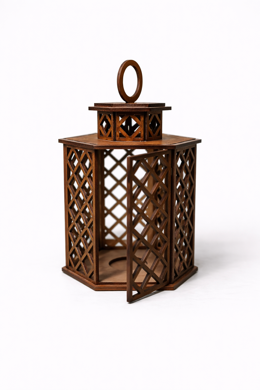 Wooden Jali Lamp