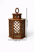 Wooden Jali Lamp