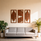 Wooden Leaf Frame Set