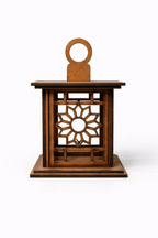Wooden Mandir Glow Lamp