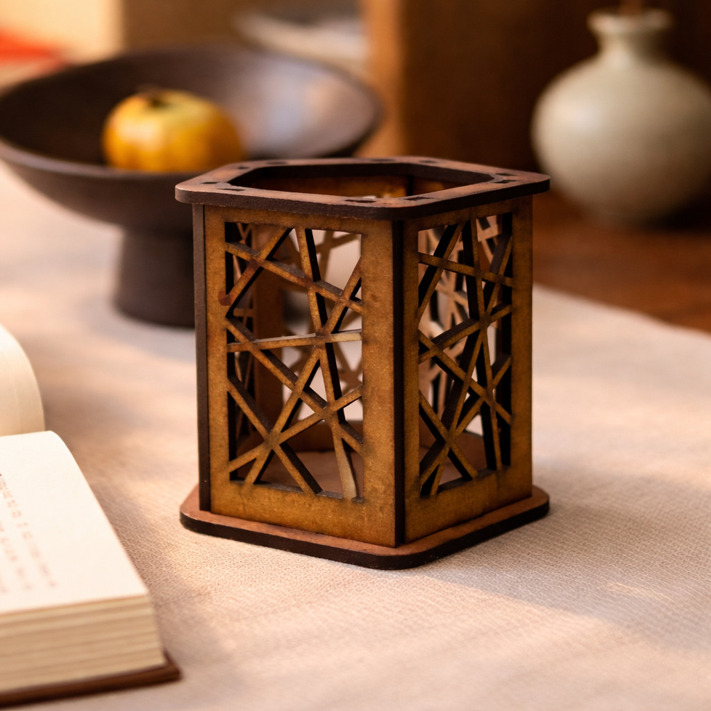 Wooden  Pen Stand