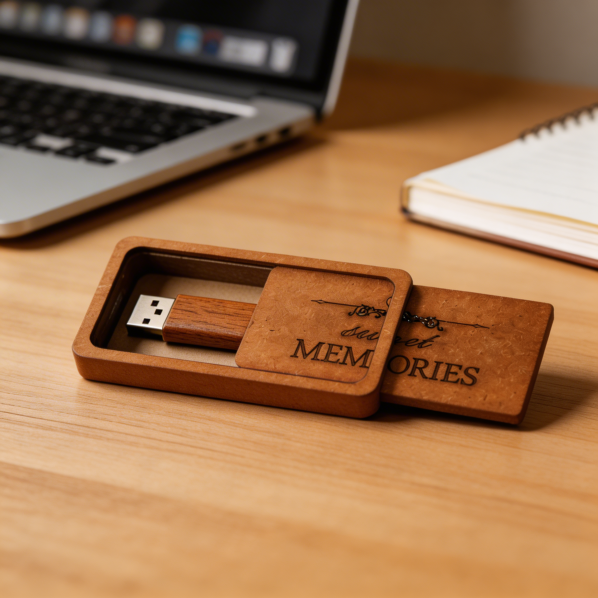 Wooden Pendrive Box