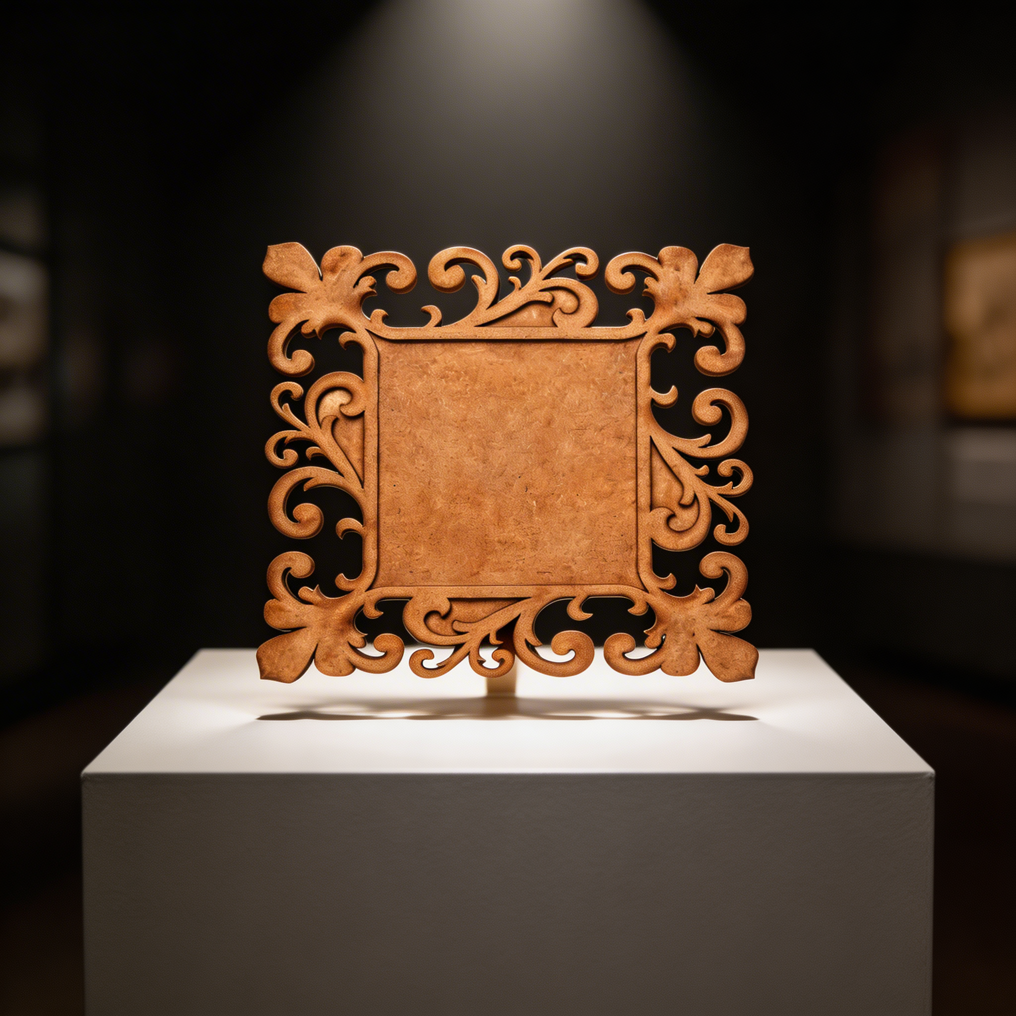 Wooden Square Photo Frame