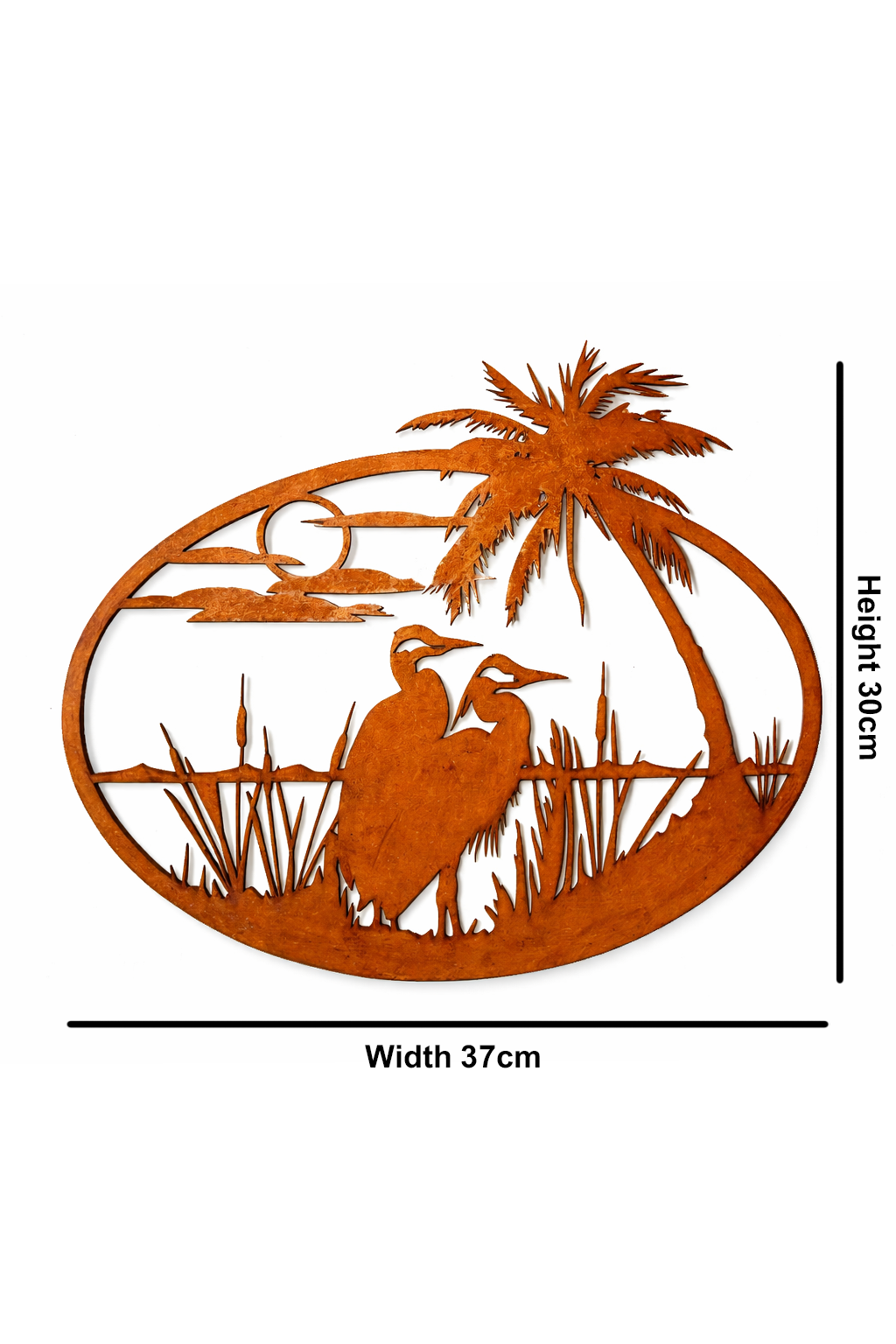 Wooden Swan Wall Frame