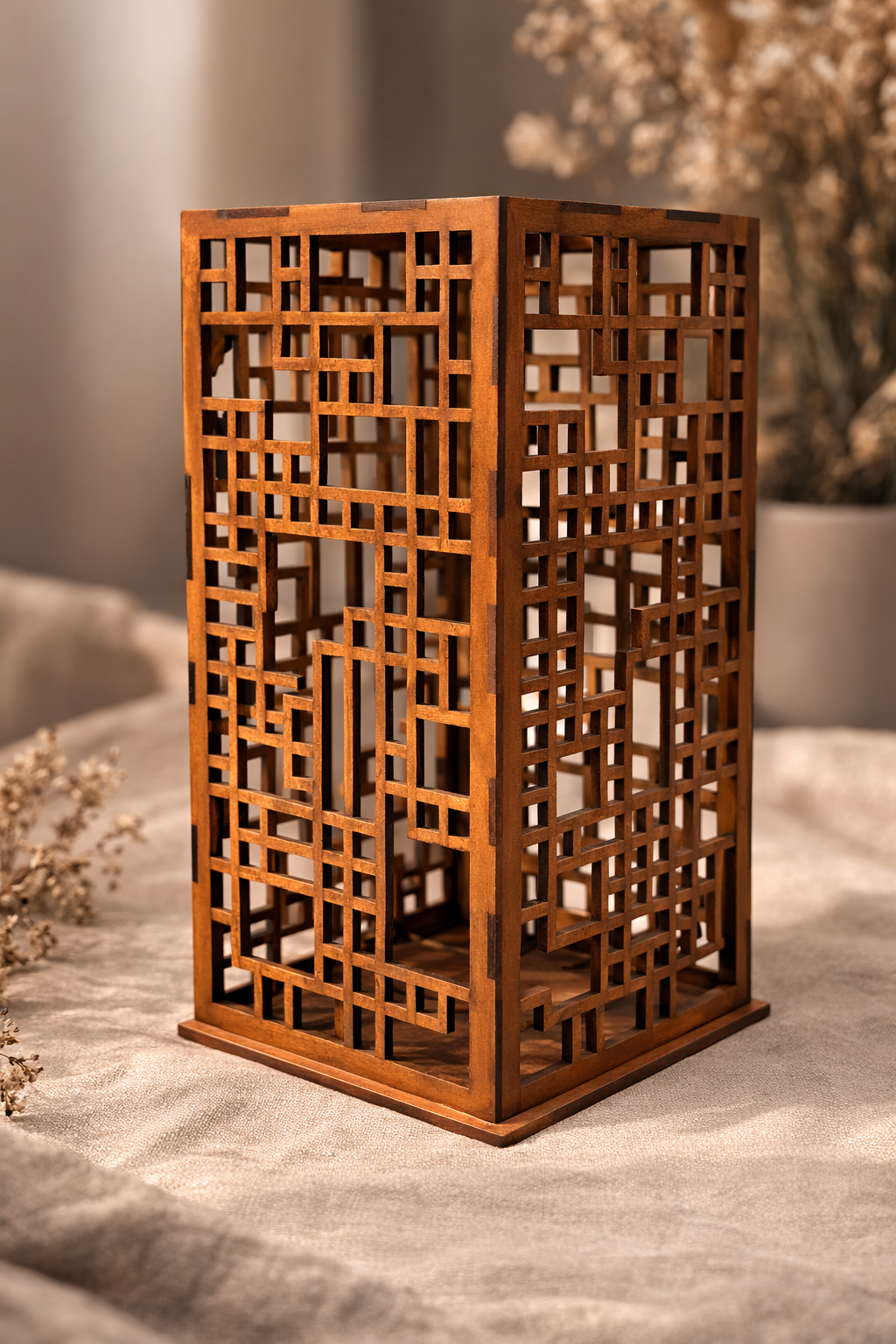 Wooden Table Lamp
