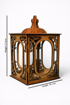 Wooden Vintage Glow Table Lamp