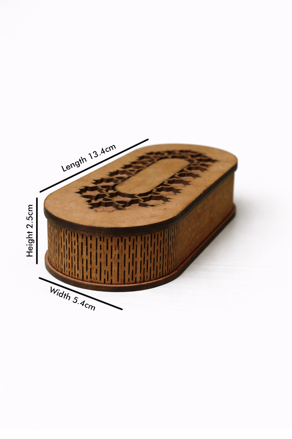 Wooden Oval Jewelry Box