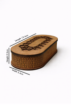 Wooden Oval Jewelry Box